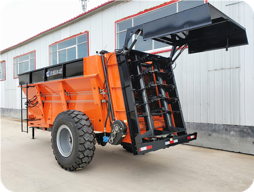 河南拖拉机牵引式大型固态有机肥撒肥车